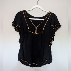 Earthbound Trading Co Blouse - Black